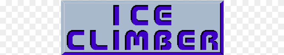 Unused Series Logos On Website Database And Possible Ice Climber Nes, License Plate, Transportation, Vehicle, Text Free Transparent Png
