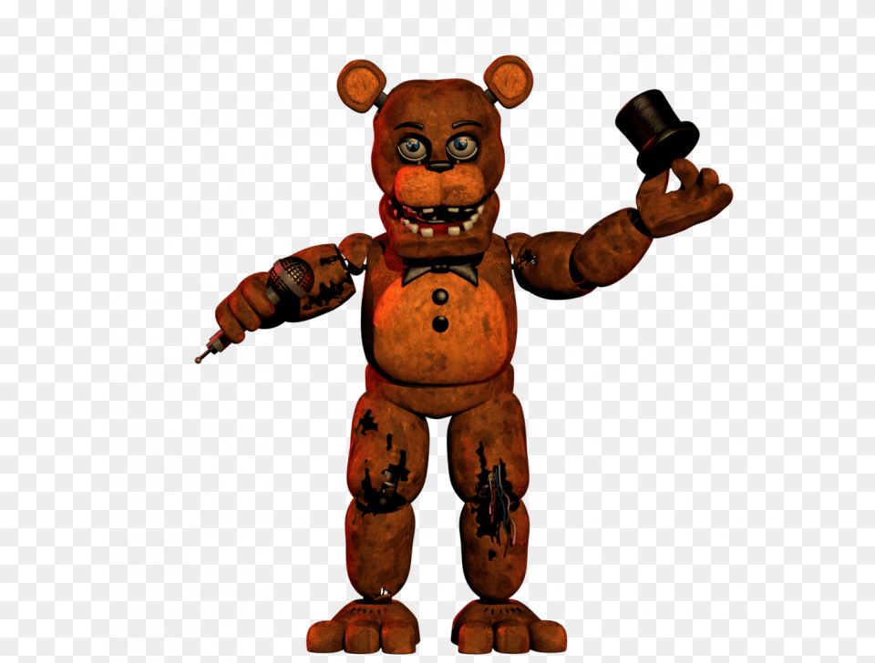 Unwithered Freddy, Toy, Figurine, Robot Free Png