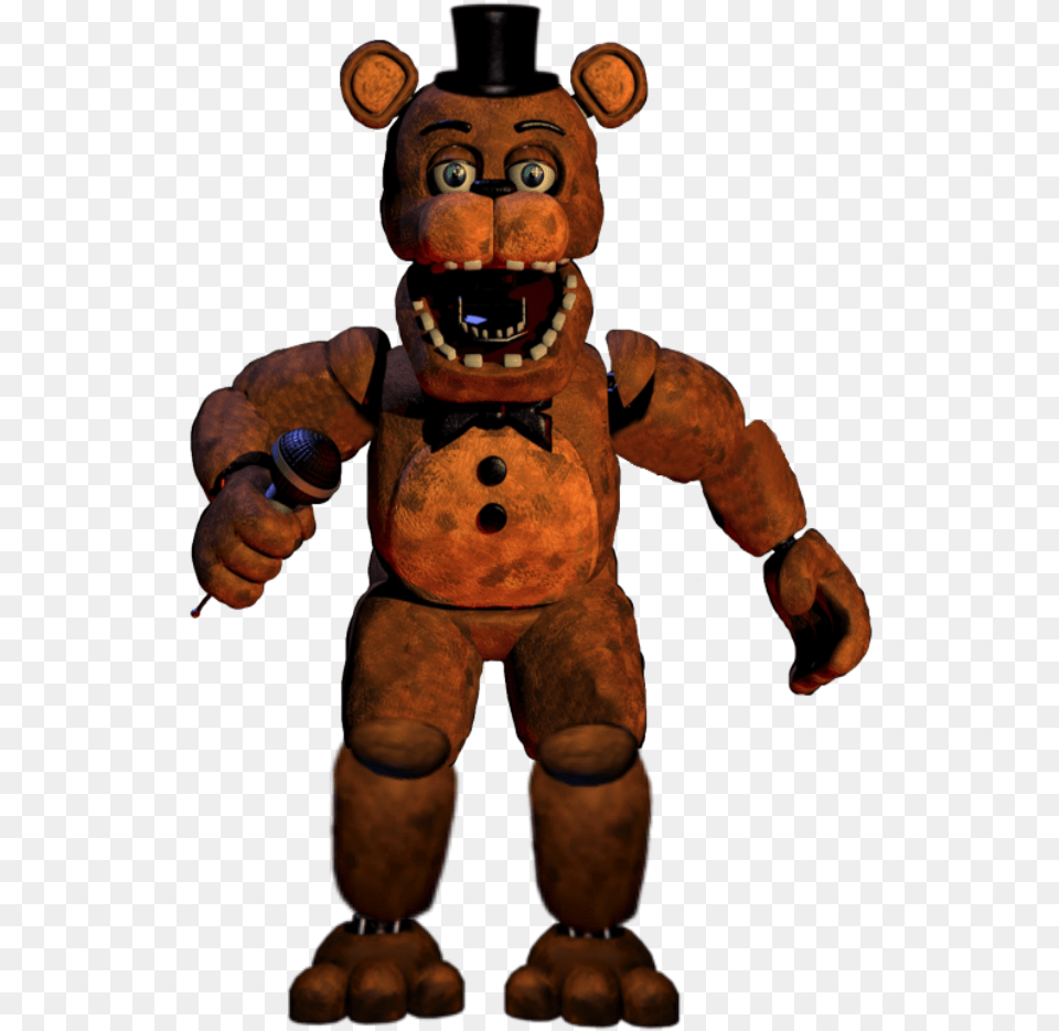 Unwithered Freddy By Sammy2005 Fnaf Withered Freddy, Toy, Face, Head, Person Free Transparent Png