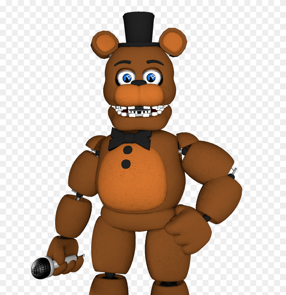 Unwithered Freddy Fazbear, Toy, Plush Free Png Download