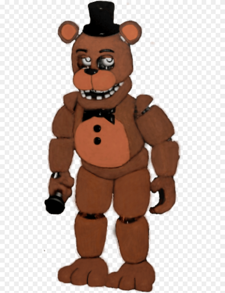 Unwithered Hallway Old Animatronics Five Fnaf Fixed Golden Freddy, Toy, Face, Head, Person Png Image