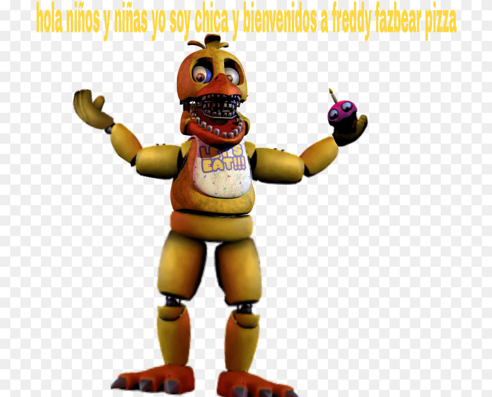Unwithered Unwithered Chica Fnaf Scoot Cawnton Full Body Fnaf 2 Withered Chica, Baby, Person Free Png