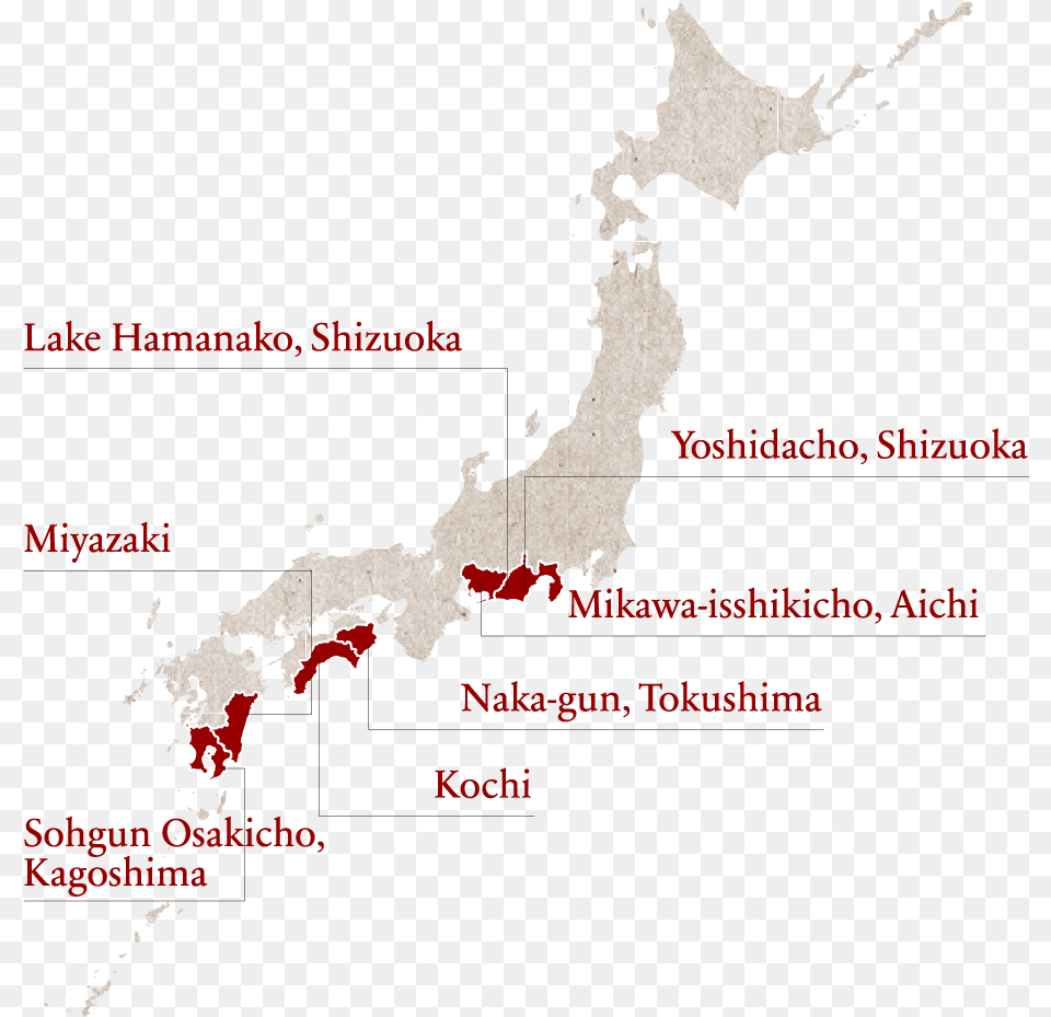 Uoi Has Been Choosing The Finest Eel Throughout Japan Japan Map, Nature, Chart, Land, Plot Free Png Download