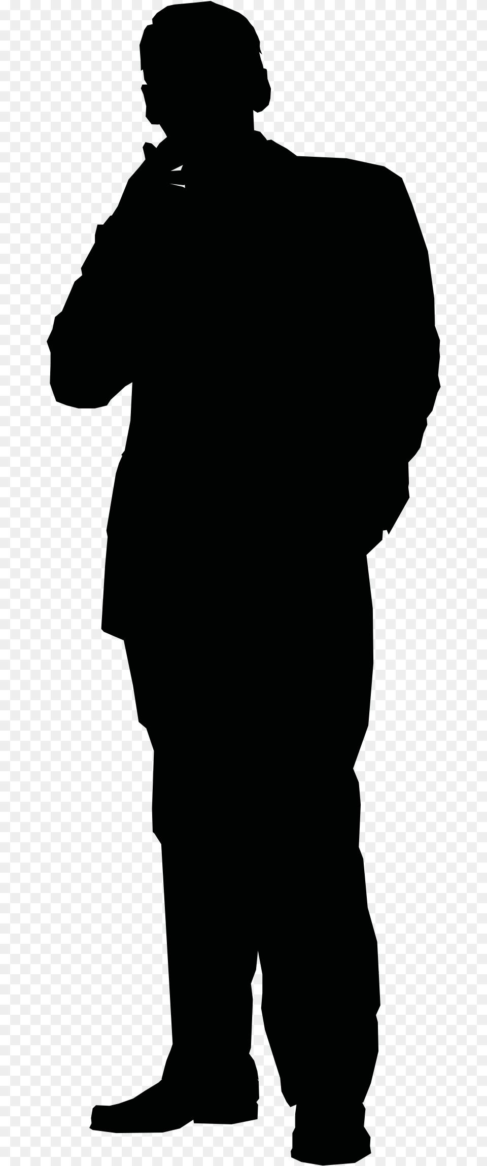 Uomo Pensieroso Clip Arts Thinking Man Silhouette Free Transparent Png