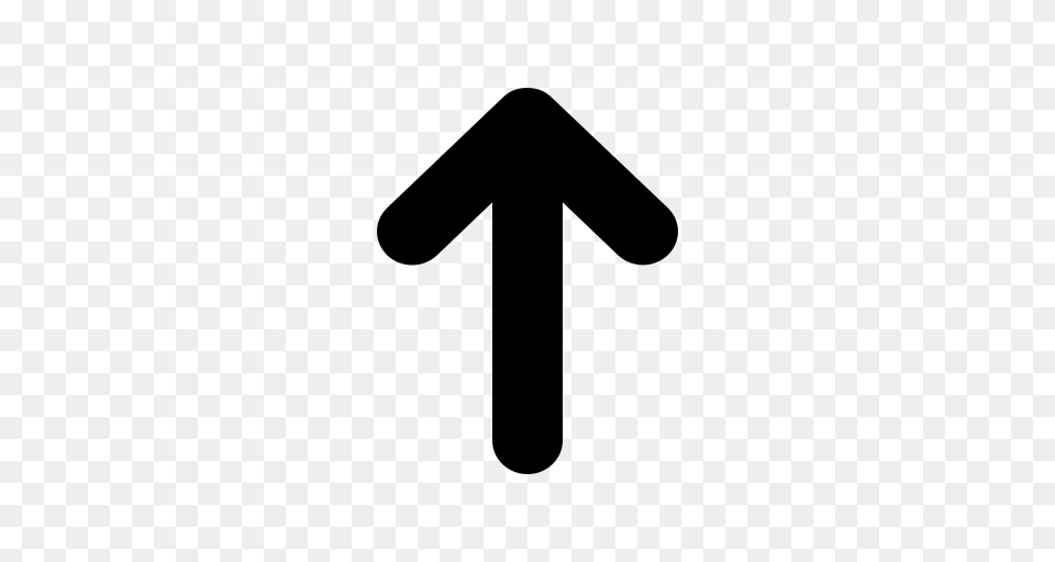 Up Arrow Clipart Transparent, Silhouette Free Png
