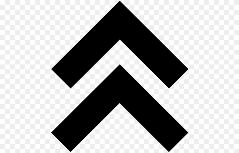 Up Arrow High Quality White Up Arrow, Triangle, Symbol Png Image
