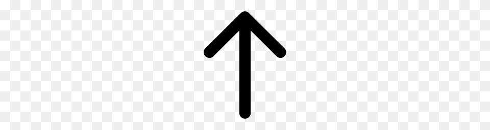 Up Arrow Icon, Gray Free Transparent Png