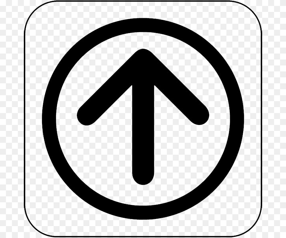 Up Arrow Icon Blue Transparent, Sign, Symbol, Road Sign Png