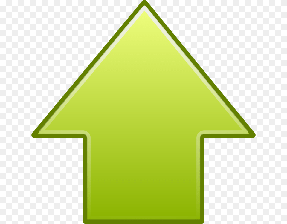 Up Arrow Icon Triangle, Green, Symbol Free Png