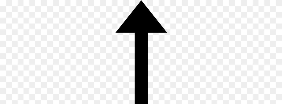 Up Arrow Icon Vector Traffic Sign, Gray Png