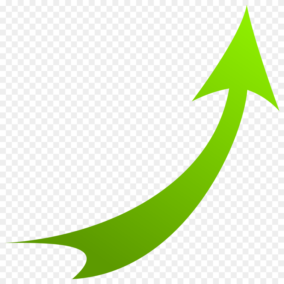 Up Green Arrow Transparent, Leaf, Plant, Logo, Symbol Free Png Download