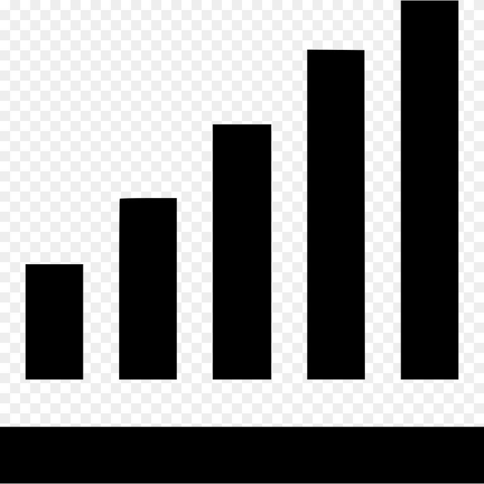 Up Icon Monochrome, Bar Chart, Chart Free Png Download