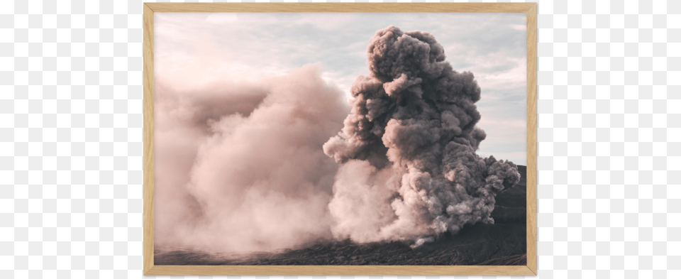 Up In Smoke, Mountain, Nature, Outdoors, Volcano Png Image