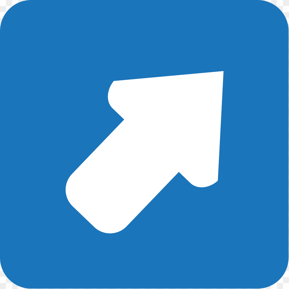 Up Right Arrow Emoji Clipart, Symbol, Text Free Png Download