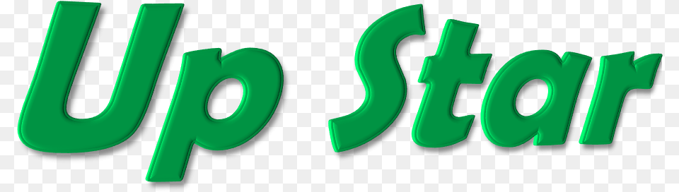 Up Star Logo, Green, Text, Smoke Pipe Free Png Download
