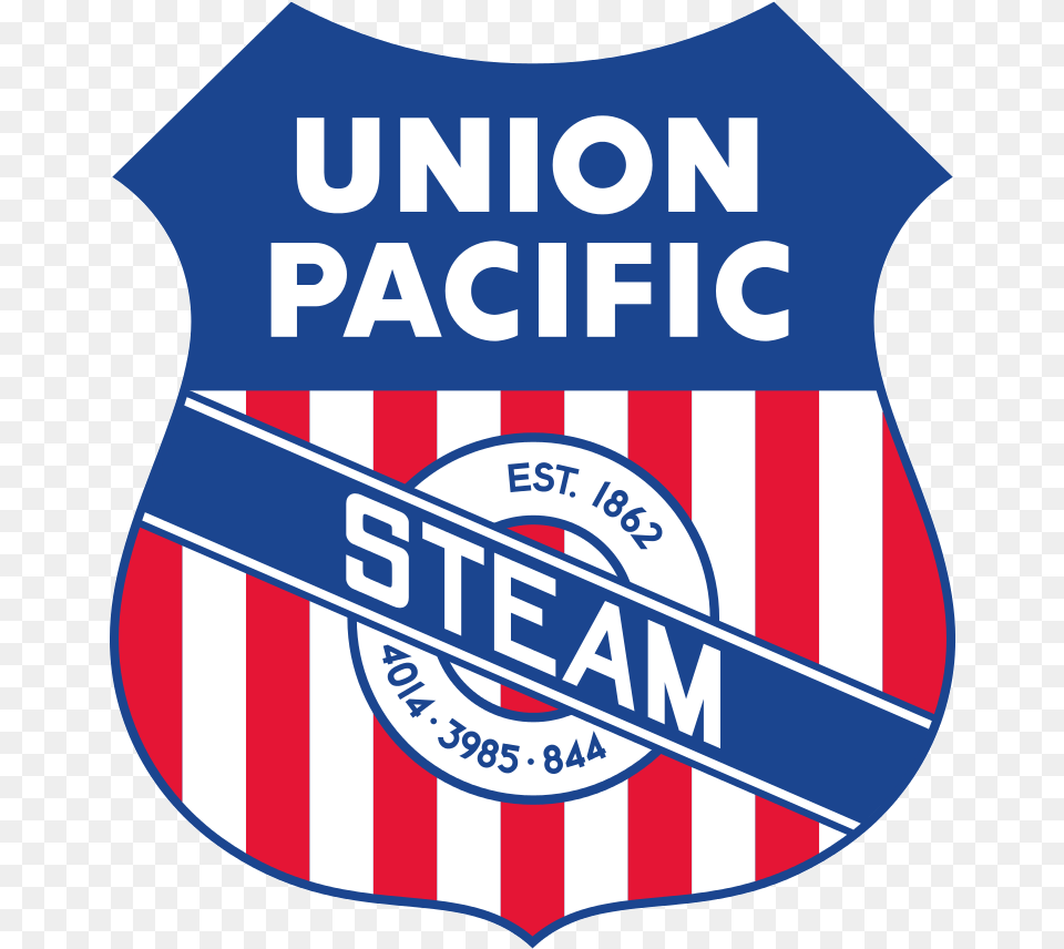 Up Steam Heritage Collection Union Pacific Steam Logo, Badge, Symbol Free Transparent Png