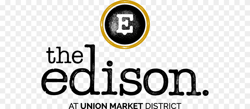 Up To Edison At Union Market, Logo, Text, Symbol Png Image