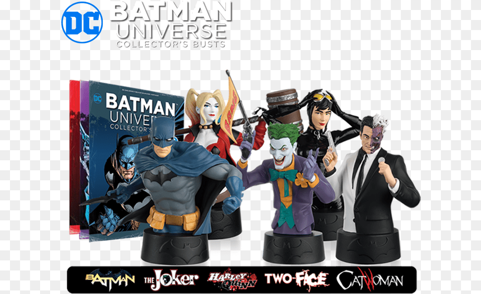 Up Until Now Busts Of Such Size Detail And Quality Batman Animated Series Eaglemoss, Adult, Publication, Person, Man Free Png