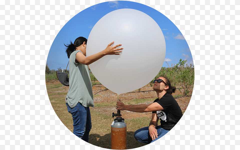 Up Up And Away With Bee Scented Balloons Sphere, Person, Photography, Tin, Clothing Free Png Download