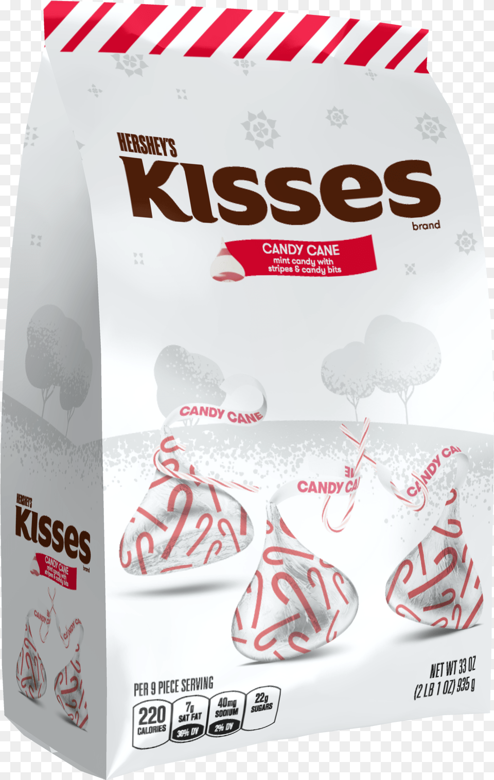 Upc Product Image For Hersheyquots Kisses Candy Cane Hershey Kisses, Food, Sweets, Dessert Free Png