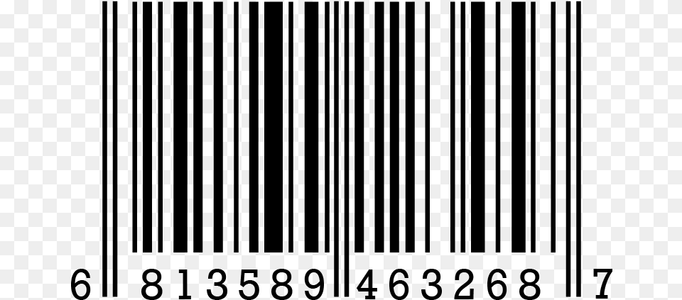 Upc Barcode, Gray Png