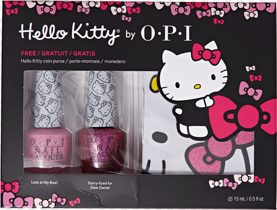 Upc Opi Hello Kitty Nail Polish Lets Be Friends, Animal, Bear, Mammal, Wildlife Png