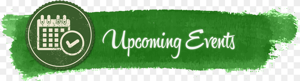 Upcoming Events Upcoming Events Banner Green, Logo Png