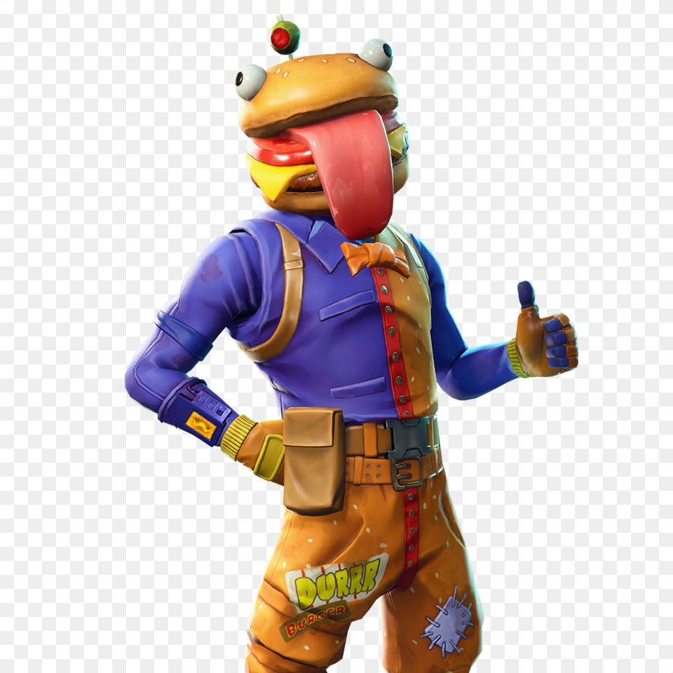 Upcoming Fortnite Skins Fortnite Durrr Burger Skin, Baby, Person, Clothing, Glove Free Transparent Png