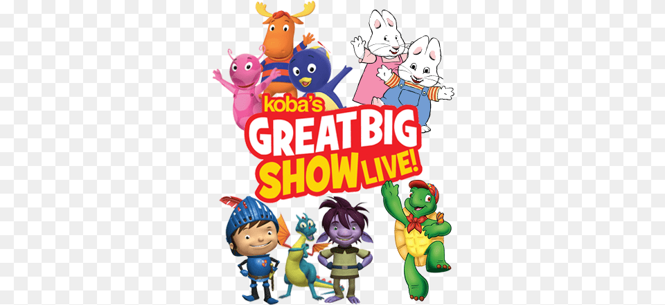 Upcoming Live Action Show To Entertain Kelowna Families Backyardigans And Max And Ruby, Book, Comics, Publication, Baby Free Png