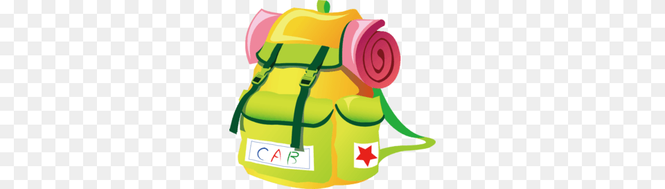 Upcoming Travel Cliparts, Bag, Backpack, Clothing, Lifejacket Png Image