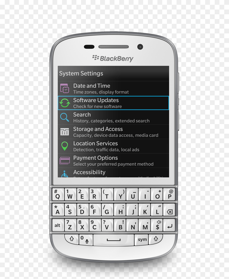 Update Blackberry Phone Q20 Classic, Electronics, Mobile Phone, Texting Free Transparent Png