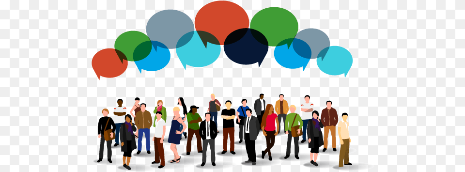 Update Field Services Cati Face To Focus Groups Vector Economic Growth Clipart, Person, People, Crowd, Balloon Png Image