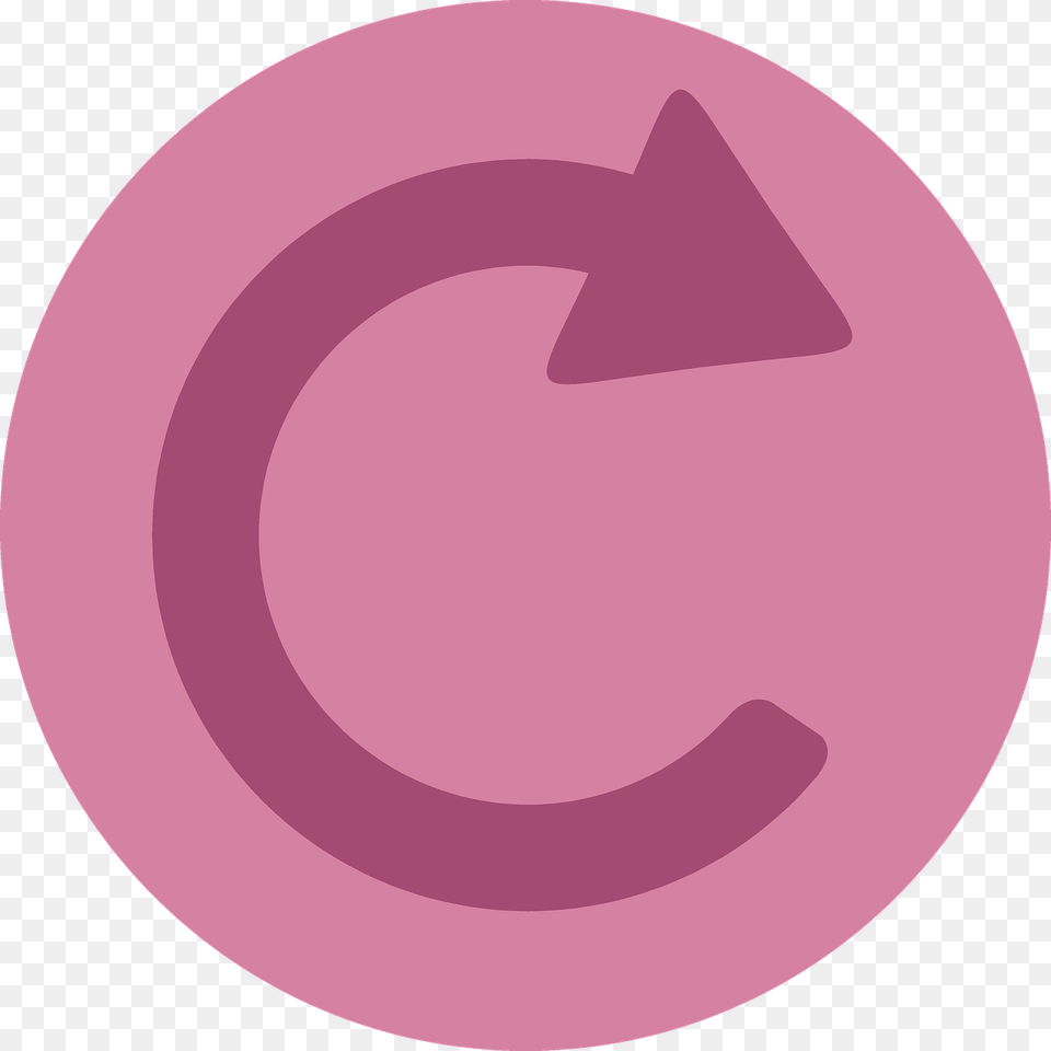 Update Icon Pink Transparent Cartoon Jingfm Circle, Disk Png