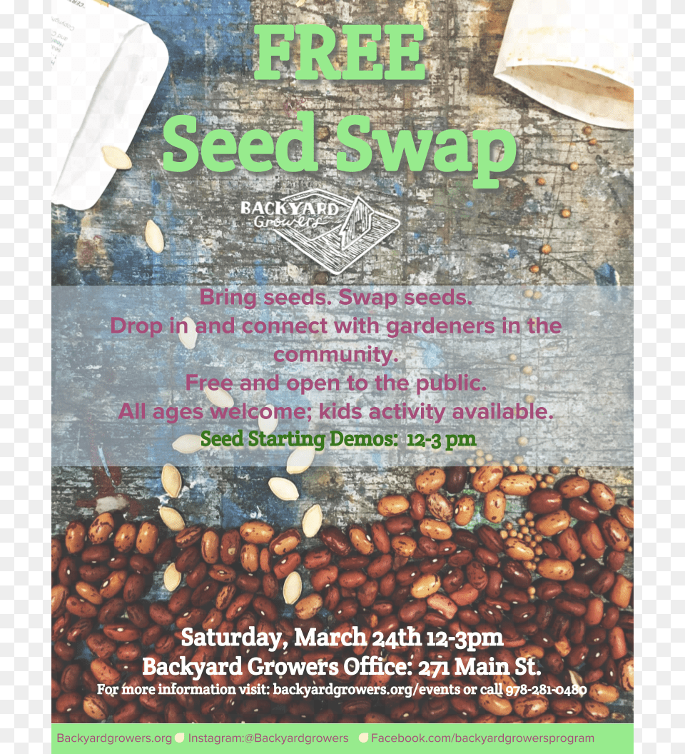 Updated Seed Swap Flyer Seed Swap, Advertisement, Poster, Food, Produce Png