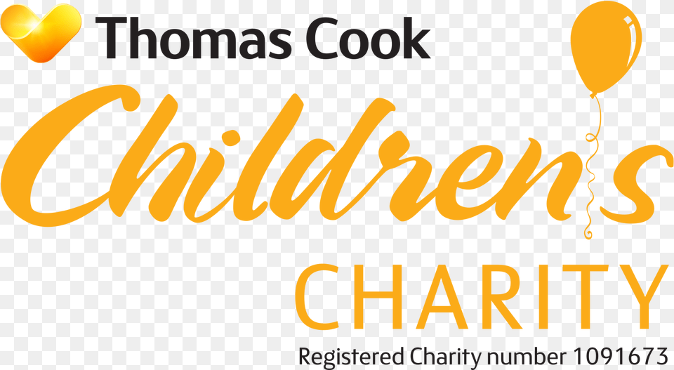Updated Thomas Cook Charity Logo, Balloon, Text Png