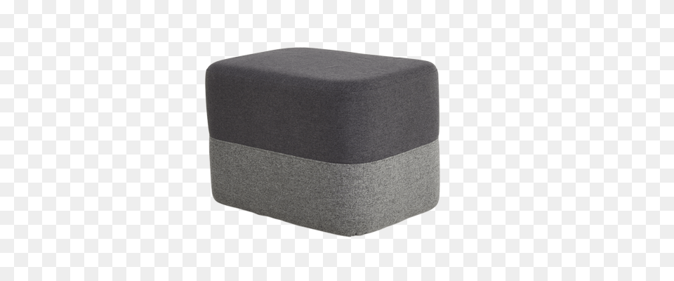 Upholsterd Ambit Pouf In Charcoal Colour Script Online, Furniture, Ottoman Free Png Download