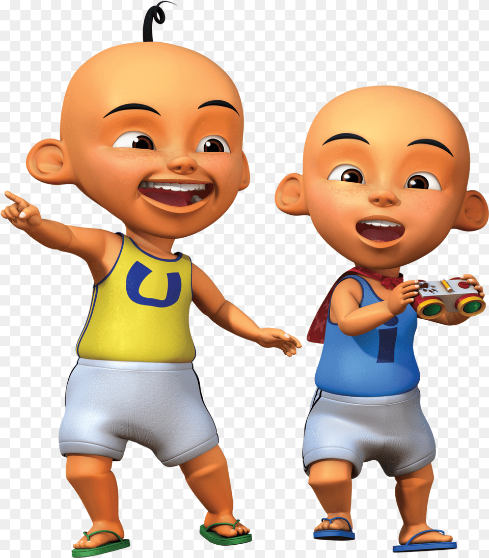 Upin Dan Ipin Hd, Doll, Toy, Baby, Person Free Transparent Png