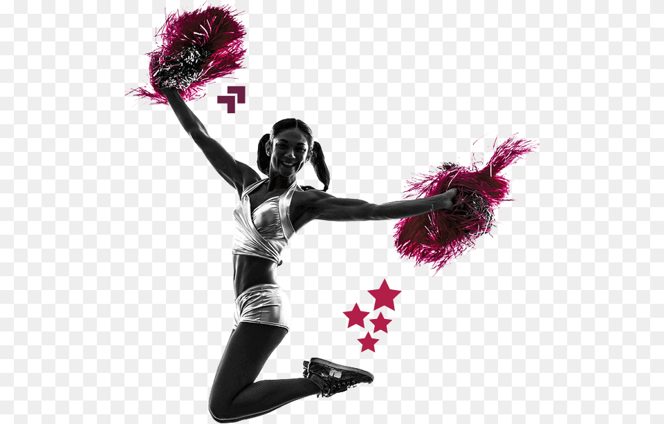 Uplifter Software For Cheer Clubs Stock Cheerleader, Person, Dancing, Leisure Activities, Adult Png