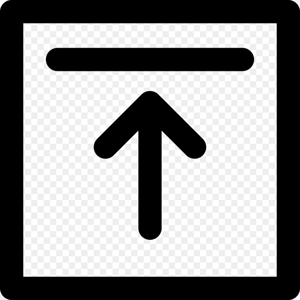 Upload Button Upload, Sign, Symbol, Road Sign Png Image