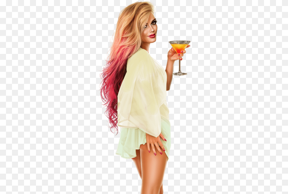 Upload Stars 12cheers On This New Daygirl Tubes Femme Cocktail, Adult, Person, Female, Woman Free Transparent Png