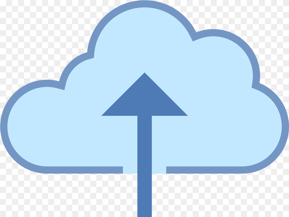 Upload To The Cloud Icon Icon, Triangle, Outdoors, Nature, Symbol Png