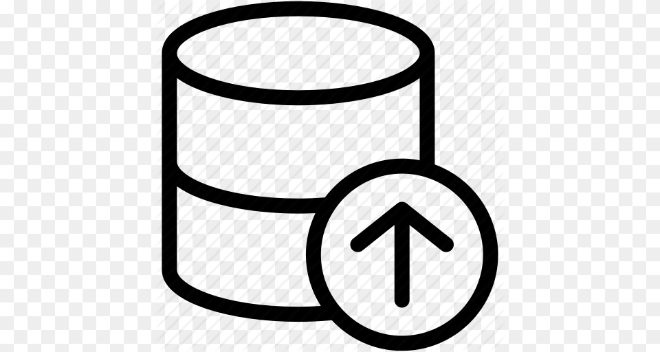 Upload Upload Data Upload Database Icon, Barrel Free Png Download