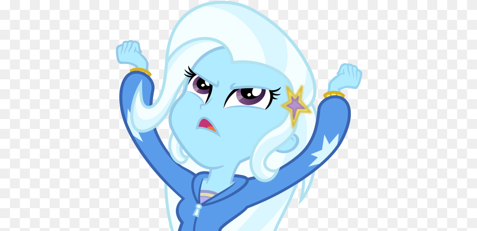 Uploaded Mlp Trixie Eg Vector, Baby, Person, Art, Face Png