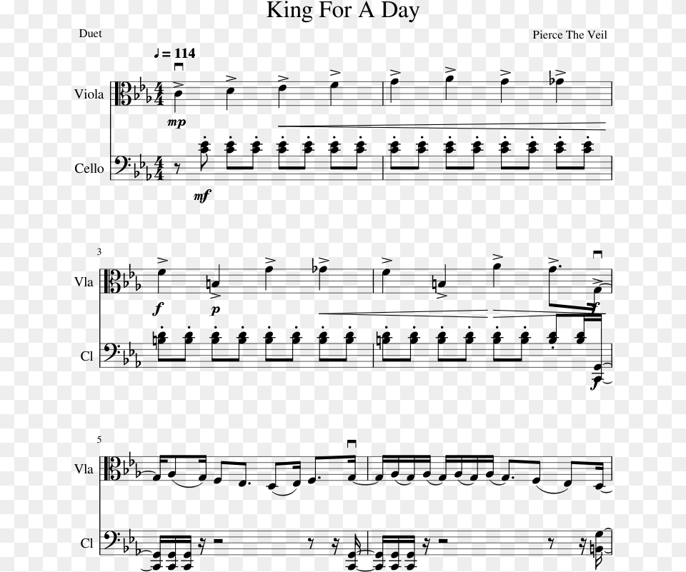 Uploaded On Jul 3 Sheet Music, Gray Free Png Download