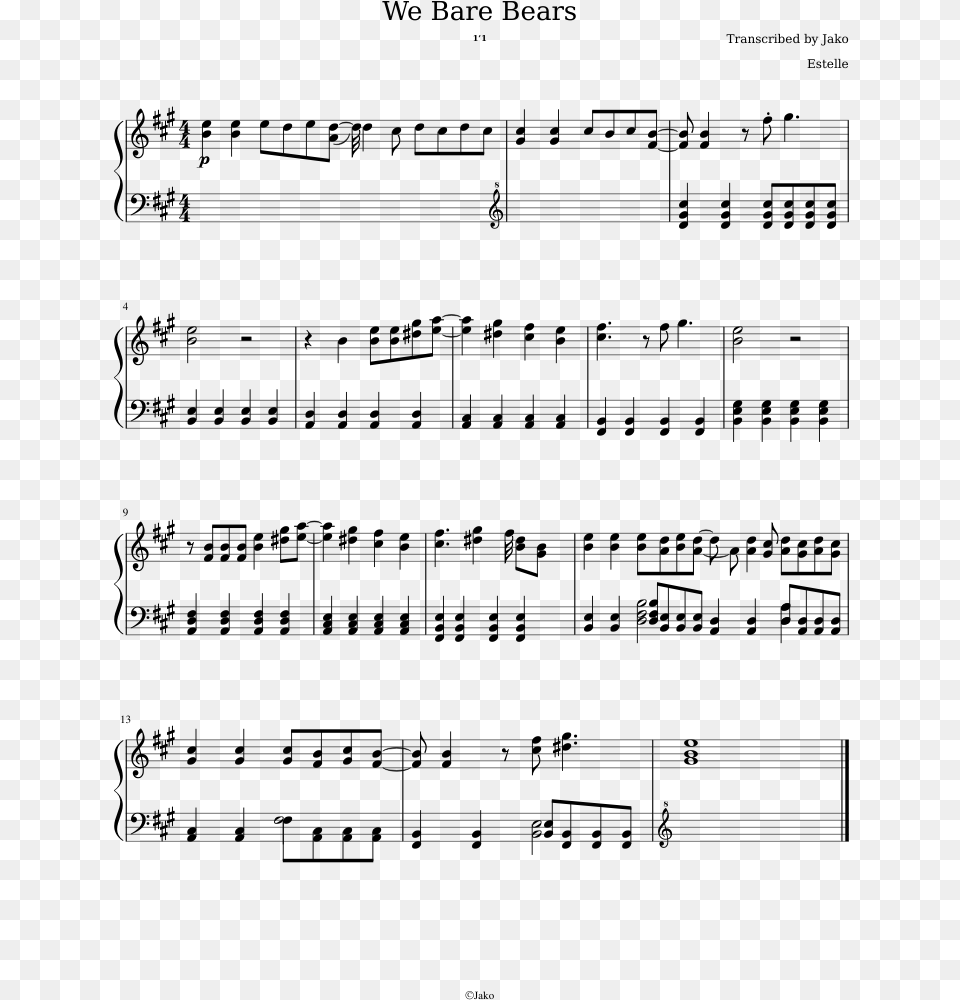 Uploaded On Jun 30 You Raise Me Up Piano Notes, Gray Png Image