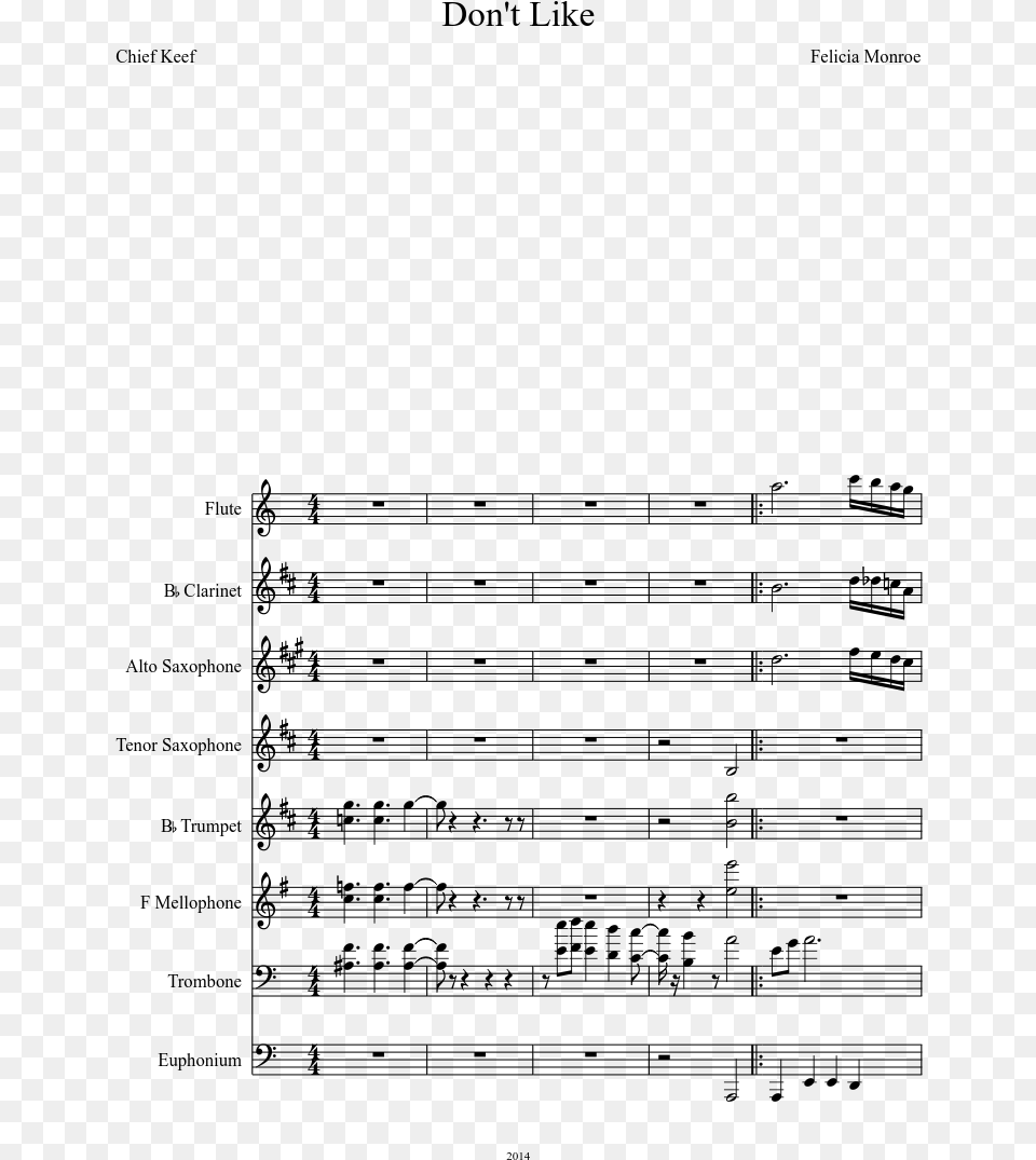 Uploaded On Nov 29 Africa By Toto Sheet Music Clarinet, Gray Png Image
