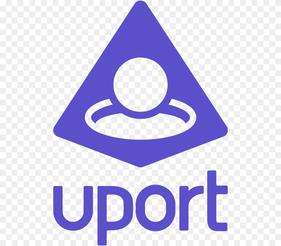 Uport Logo, Sign, Symbol, Triangle, Disk Png