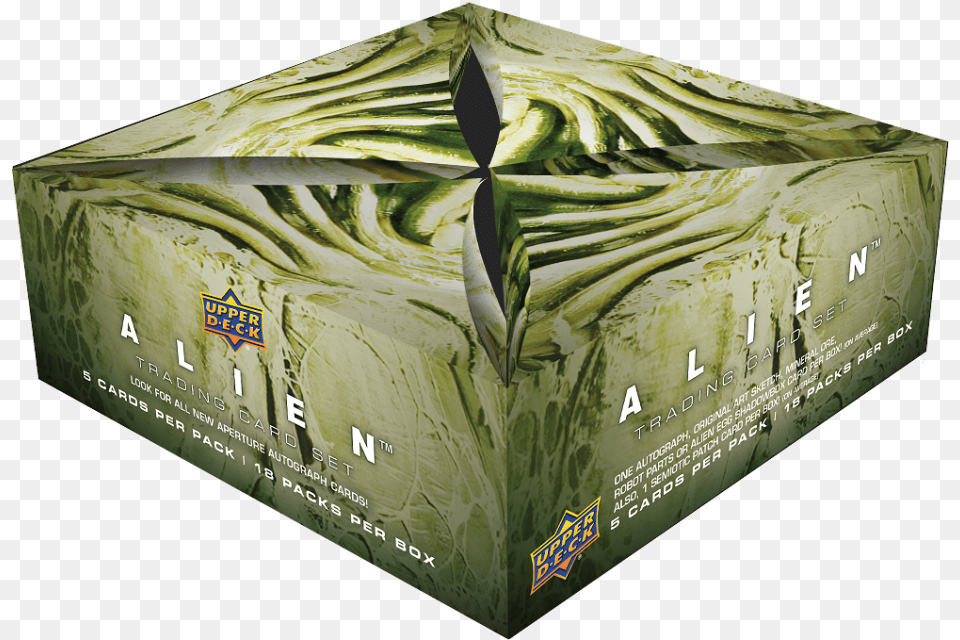 Upper Deck Alien Box, Cardboard, Carton, Crate Png