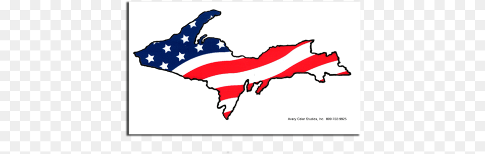 Upper Peninsula Usa Flag Sticker Michigan, American Flag, Dynamite, Weapon Free Transparent Png