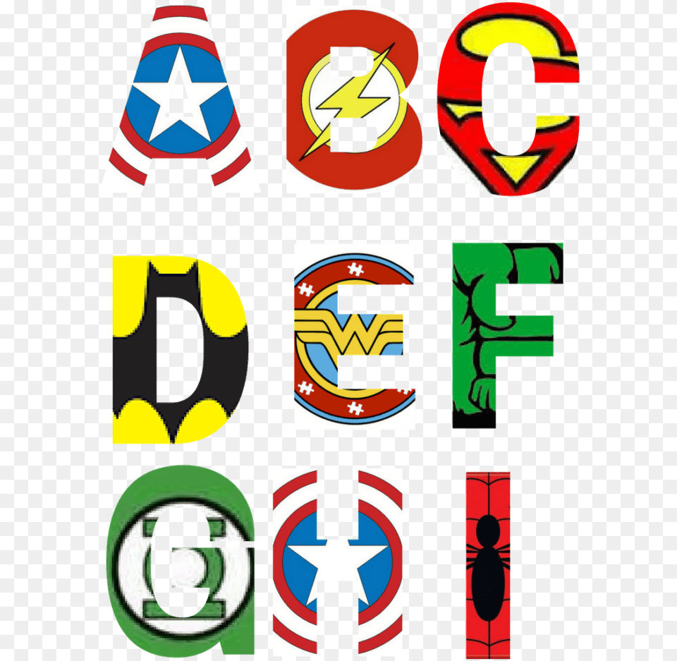 Uppercase Superhero Letters A I Superhero Alphabet Printables Symbol, Logo, Emblem, Dynamite Free Png